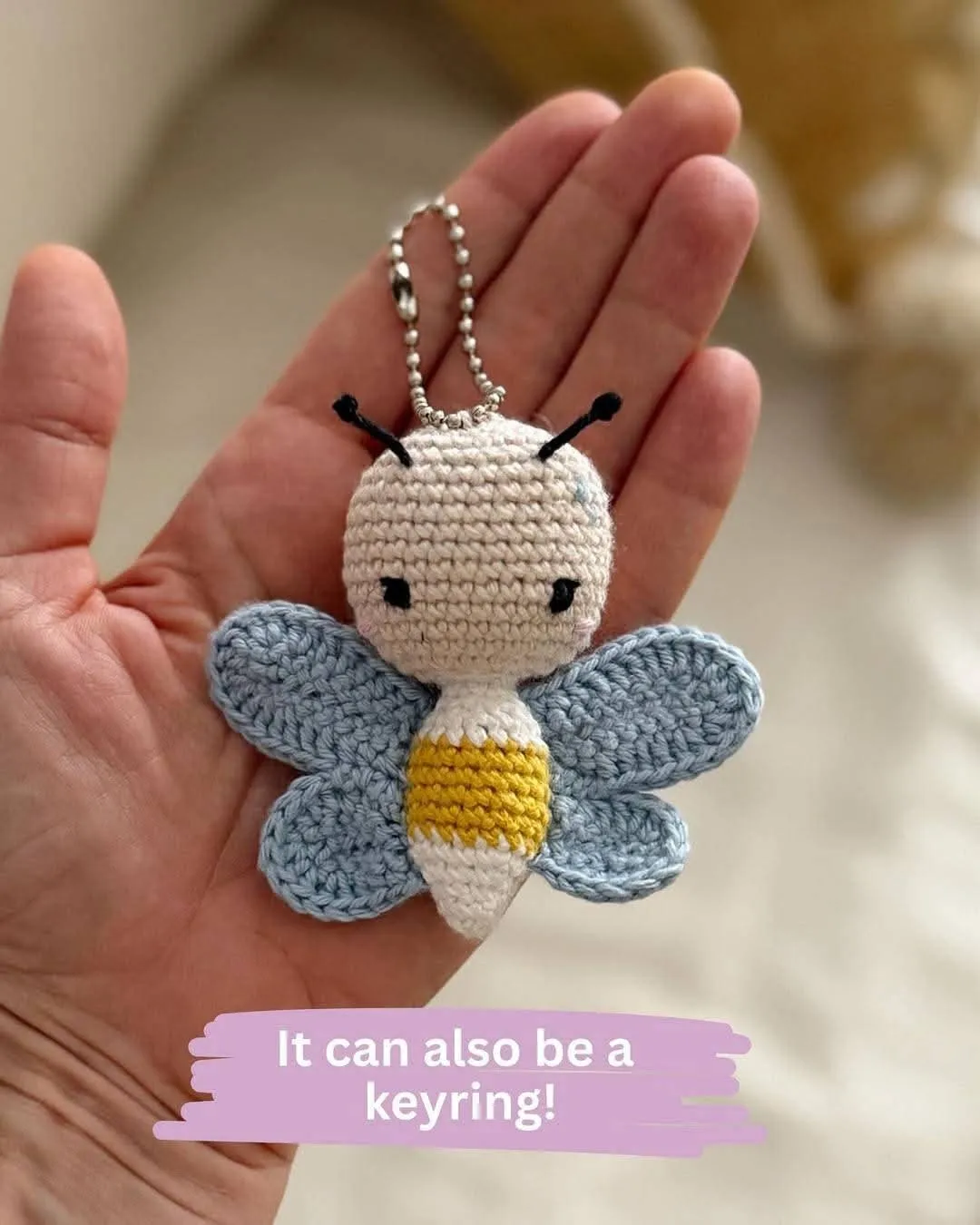 Free step-by-step garments pattern for Crochet Butterfly Pin Free Pattern