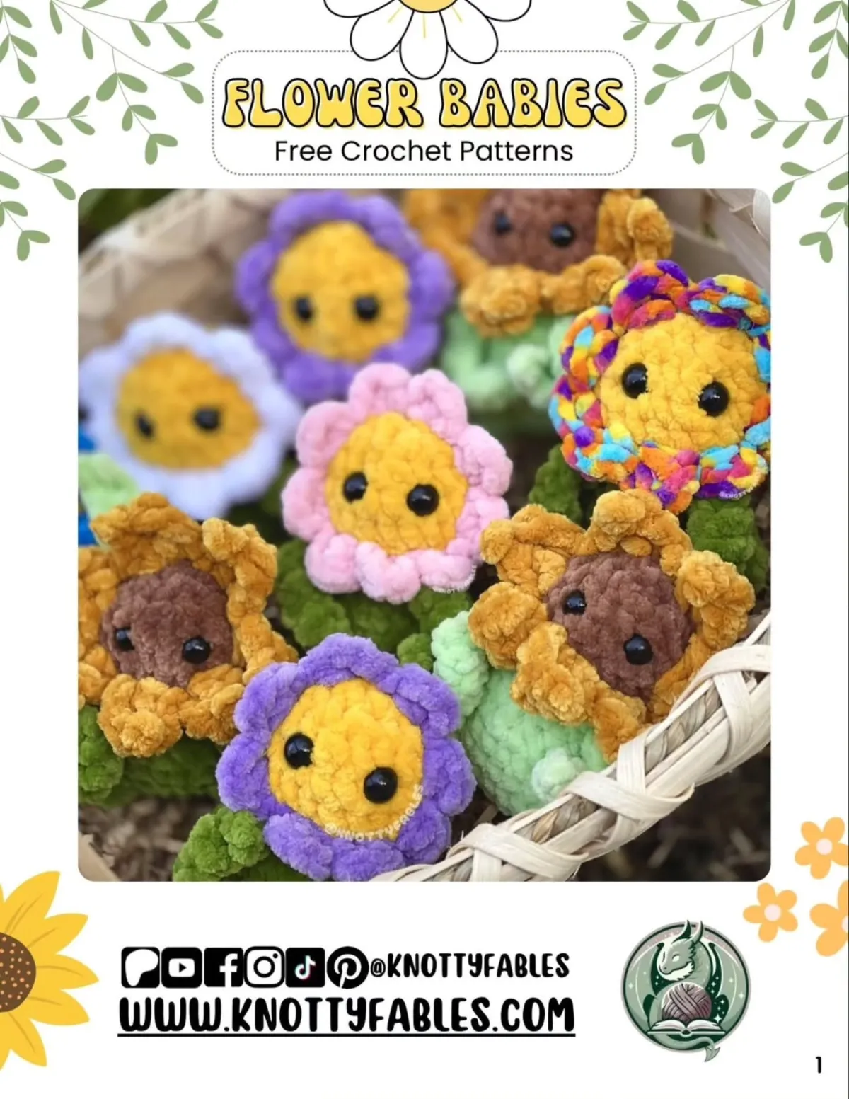 Free step-by-step garments pattern for Flower Babies Free Crochet Patterns