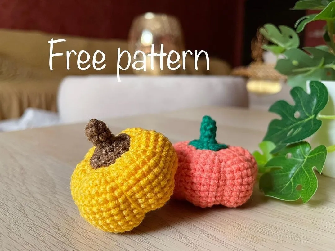 Free crochet pattern: pumpkin free pattern